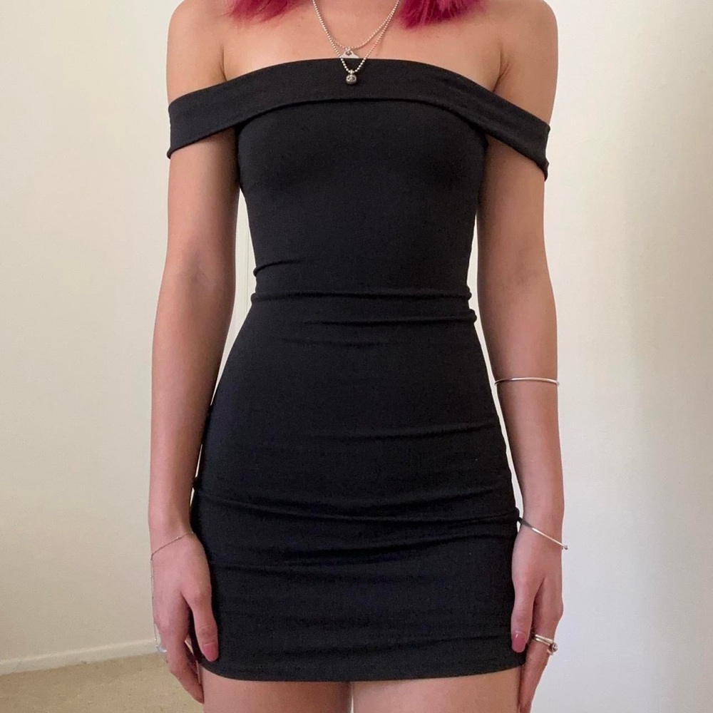 L&T Off-Shoulder Mini Dress